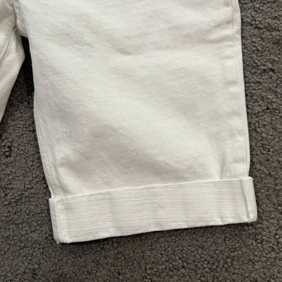 MARC JACOBS WHITE DENIM BERMUDA SHORTS - 100% Cotton  MADE IN USA  EUC - SIZE 10 - Picture 4 of 12